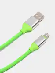Зеленый кабель USB-Lightning 2 метра
