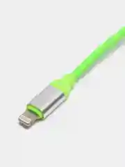 Зеленый кабель USB-Lightning 2 метра