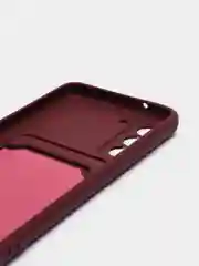 Тёмно-бордовый чехол с карманом для iPhone 11, Samsung S20 FE, S21 FE, 12 Pro Max, Honor 50 Lite