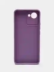 Сиреневый чехол для Realme C30S / REALME C30 / Narzo 50i prime с защитой камеры