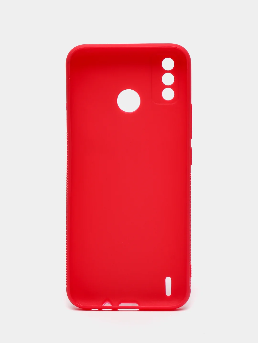 Алый чехол с защитой камеры Tecno Spark 6 GO