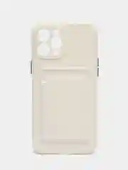 Белый чехол с карманом для iPhone 11, Samsung S20 FE, S21 FE, 12 Pro Max, Honor 50 Lite