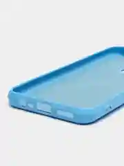 Голубой чехол REALME Narzo 50A  / REALME C25 / REALME C25S с защитой камеры и бархатом внутри