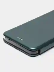 Тёмно-зелёный чехол-книжка для INFINIX NOTE 12 PRO