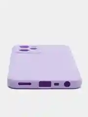 Лавандовый чехол для iPhone 11, Realme C35, C31, C33, Honor X7A (2023) однотонный с защитой камеры