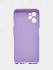 Лавандовый чехол для iPhone 11, Realme C35, C31, C33, Honor X7A (2023) однотонный с защитой камеры
