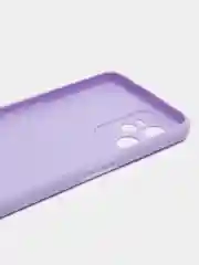 Лавандовый чехол для iPhone 11, Realme C35, C31, C33, Honor X7A (2023) однотонный с защитой камеры