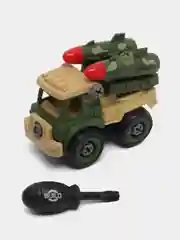 Аметистовый конструктор винтовой с отверткой Строительные и военные машины
