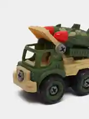 Алый конструктор винтовой с отверткой Строительные и военные машины