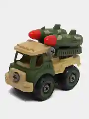 Алый конструктор винтовой с отверткой Строительные и военные машины