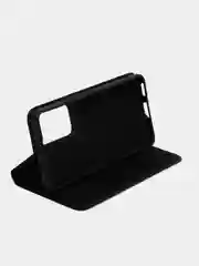 Черный чехол книжка Xiaomi Redmi Mi 12 Lite / Realme 9 Pro / Realme C35, GridCase