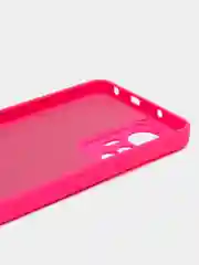 Фуксия чехол для Xiaomi 10A, 10C, 9C, 9A, Note 11, Mi 12 Lite, 12X, с бортами, защитой камеры