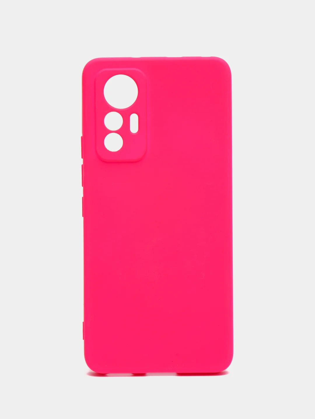 Фуксия чехол для Xiaomi 10A, 10C, 9C, 9A, Note 11, Mi 12 Lite, 12X, с бортами, защитой камеры