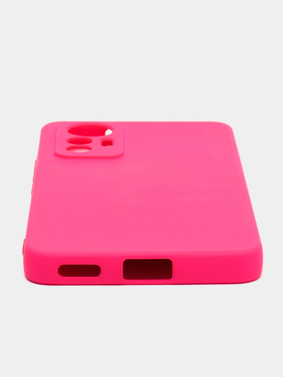 Фуксия чехол для Xiaomi 10A, 10C, 9C, 9A, Note 11, Mi 12 Lite, 12X, с бортами, защитой камеры