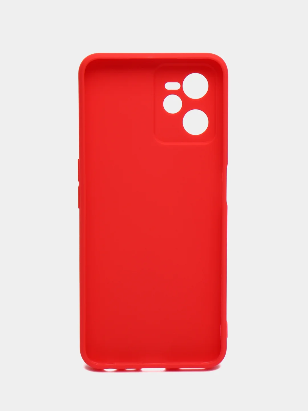 Красный чехол для iPhone 11, Realme C35, C31, C33, Honor X7A (2023) однотонный с защитой камеры