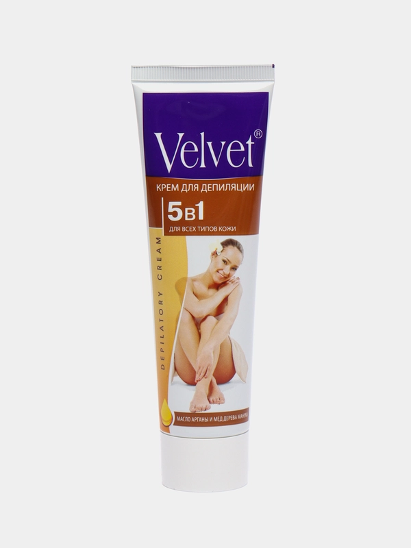 Крем для депиляции 5в1 для всех типов кожи Velvet, 100 мл