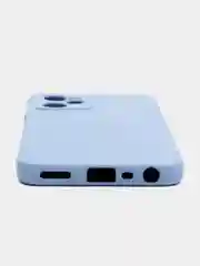 Небесно-голубой чехол для телефона Realme C35, Realme C30, Nano, с защитой камеры и бортами