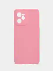 Розовый чехол для iPhone 11, Realme C35, C31, C33, Honor X7A (2023) однотонный с защитой камеры