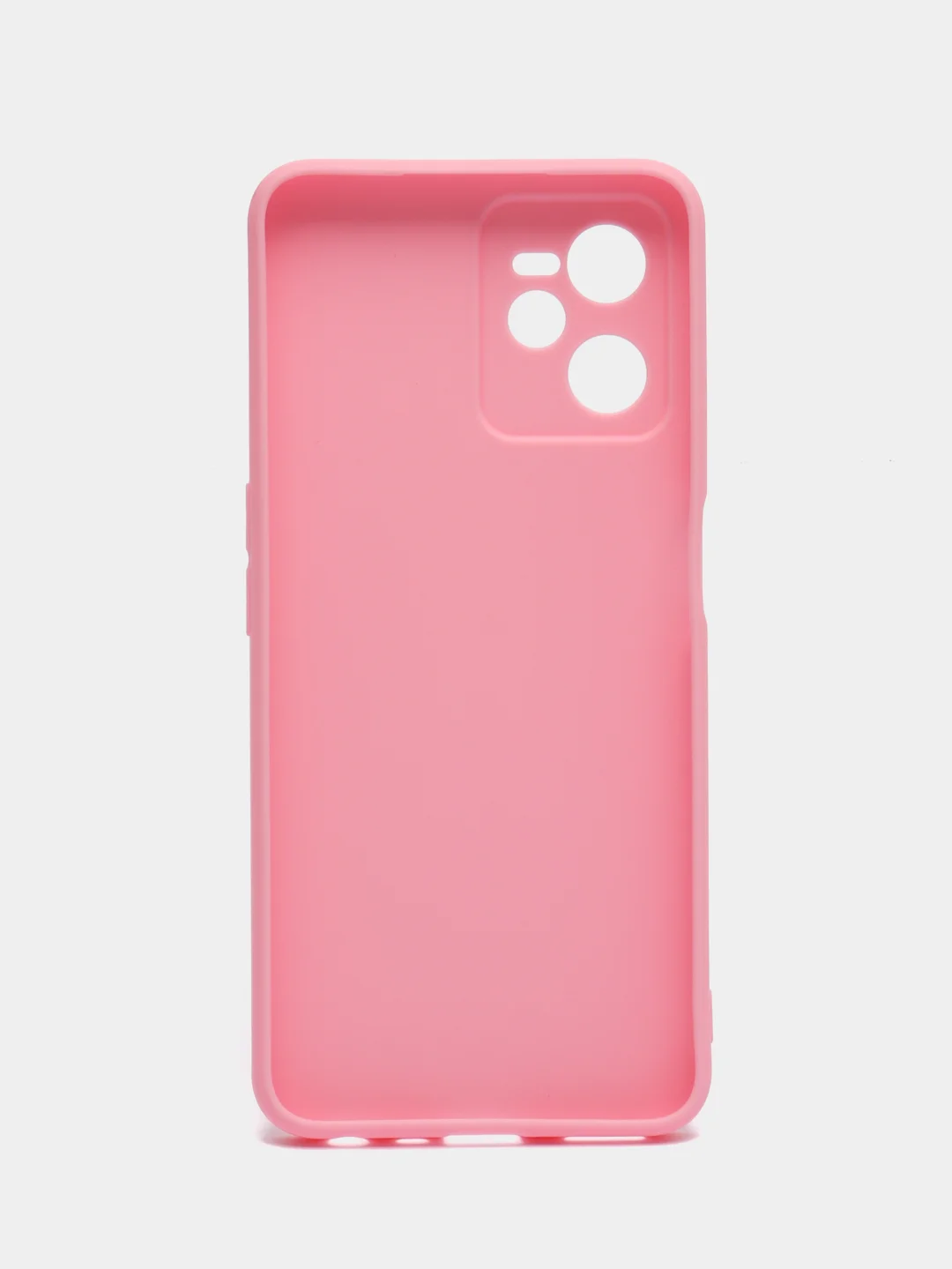 Розовый чехол для iPhone 11, Realme C35, C31, C33, Honor X7A (2023) однотонный с защитой камеры