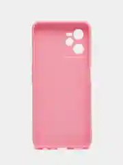 Розовый чехол для iPhone 11, Realme C35, C31, C33, Honor X7A (2023) однотонный с защитой камеры