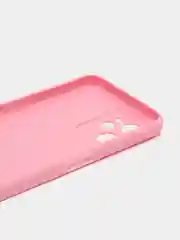Розовый чехол для iPhone 11, Realme C35, C31, C33, Honor X7A (2023) однотонный с защитой камеры