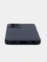 Темно-синий чехол для iPhone 11, Realme C35, C31, C33, Honor X7A (2023) однотонный с защитой камеры
