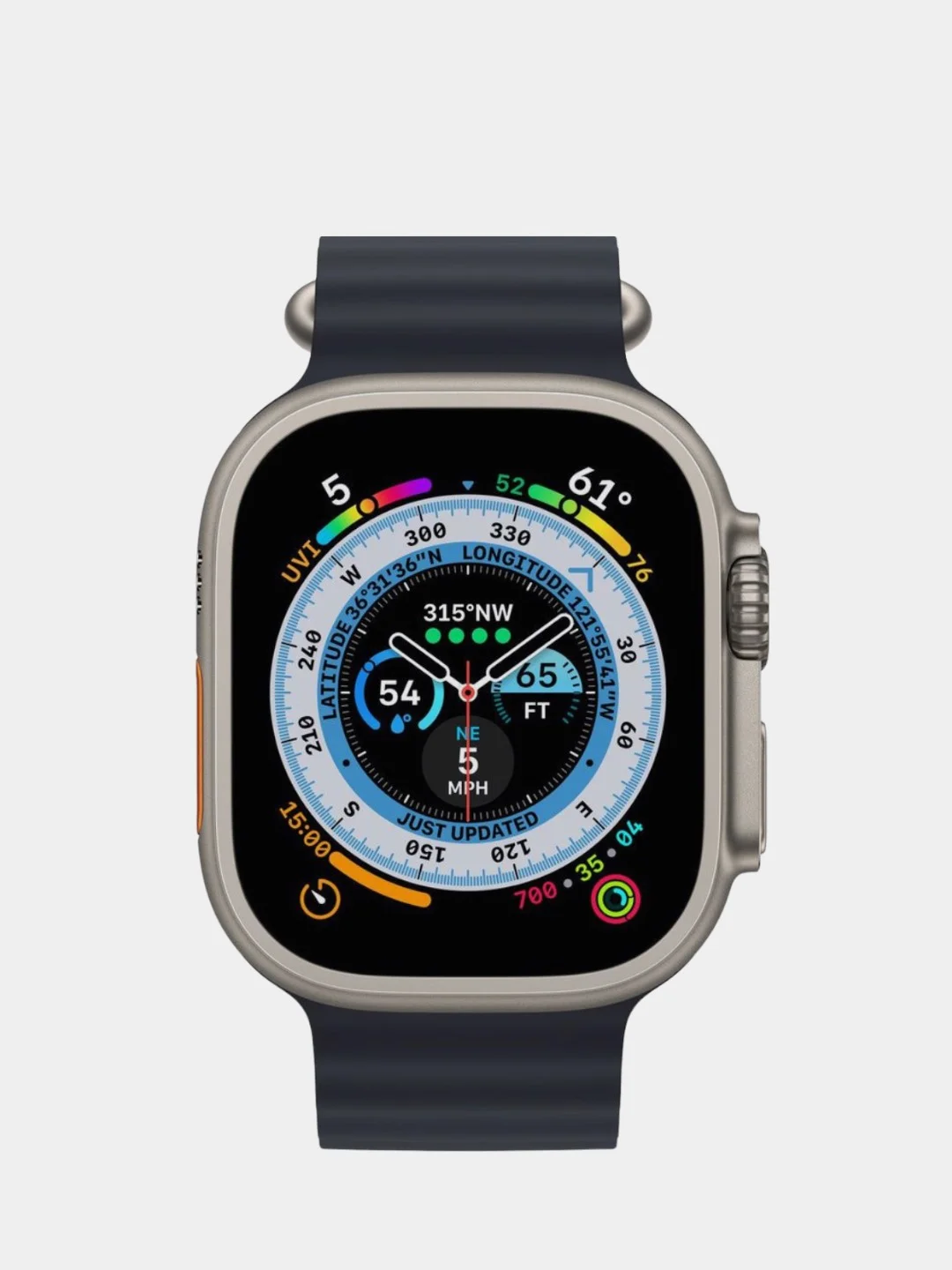 Оранжевый умные смарт фитнес часы 8 серии DT No.1 8 Ultra, Smart Watch 8 Series, 49 мм