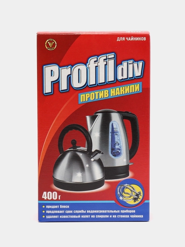 Средство против накипи PROFFIDIV для чайников, 400 г