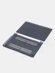 Серый чехол-накладка полупрозрачная для ноутбука Apple Macbook