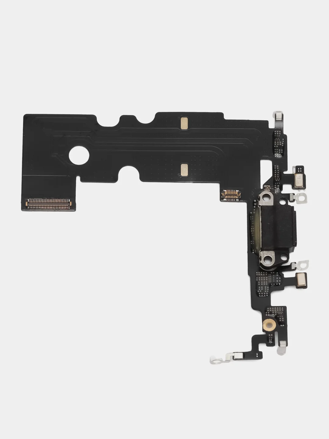 Черный шлейф для iPhone 8 Plus 6 6s 7 8 SE 2020/22 11 Pro Max X XR XS + разъем зарядки, микрофон