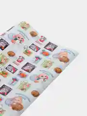 Коралловый меланж бумага упаковочная, 1шт и 5шт в упаковке новогодняя, крафт
