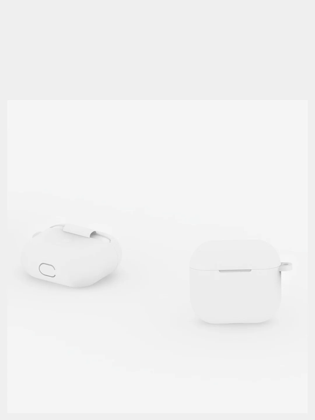 Белый силиконовый чехол для Apple Airpods 3