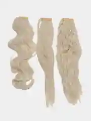 Молочный накладной хвост, комплект из трёх штук