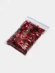 Алый пайетки круглые 6,5 мм