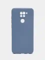 Небесно-голубой чехол для Xiaomi Redmi Note 9 (Сяоми Редми Нот 9 / Ноут 9), прозрачный