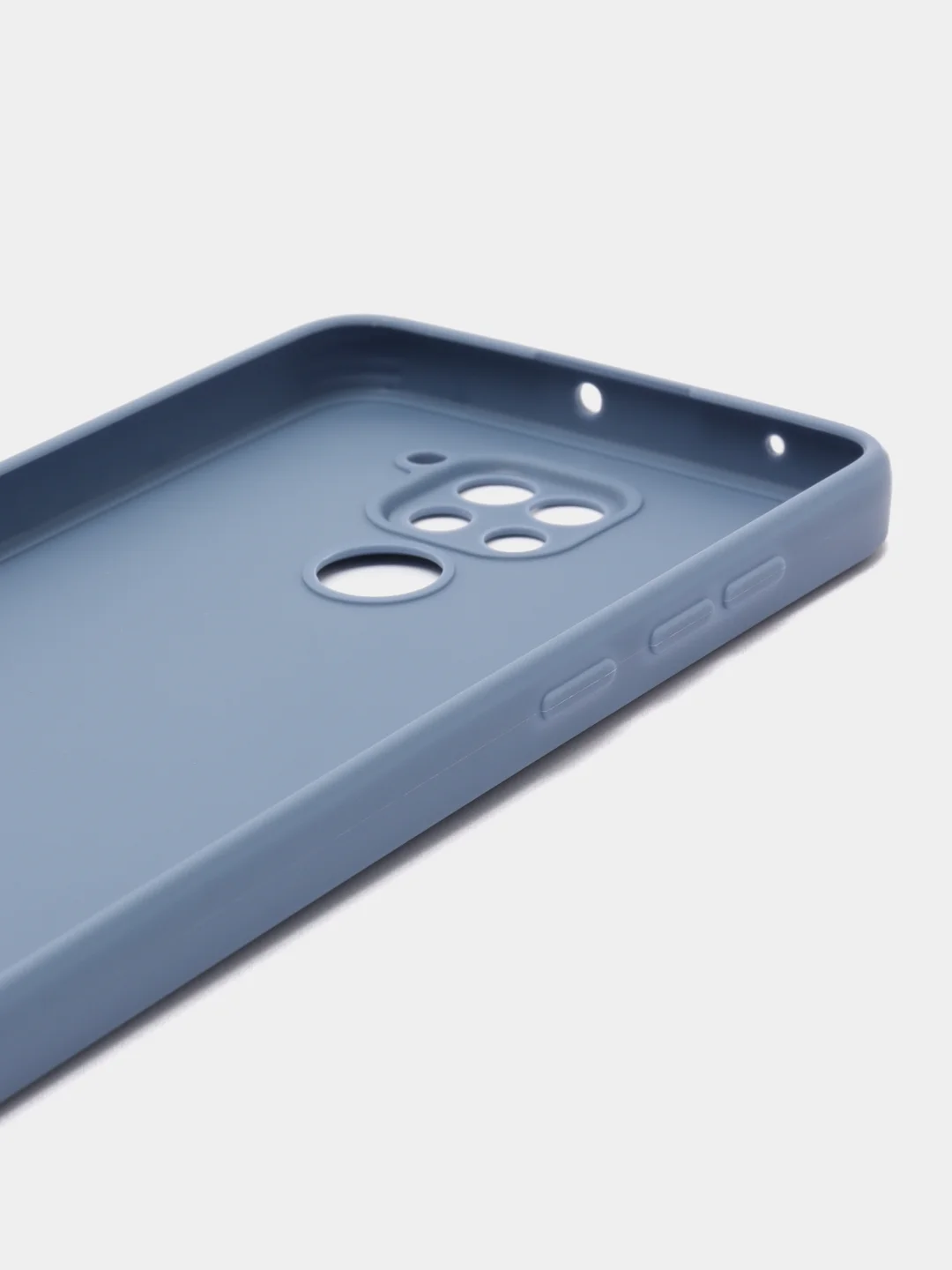 Небесно-голубой чехол для Xiaomi Redmi Note 9 (Сяоми Редми Нот 9 / Ноут 9), прозрачный