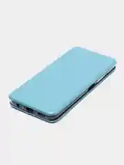 Голубой чехол книжка Tecno Pova 3