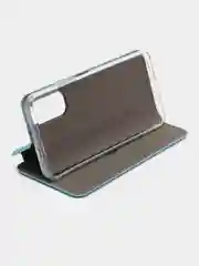 Голубой чехол книжка Tecno Pova 3