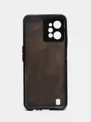 Бордовый чехол с рисунком на Realme C31 (Реалми С31)
