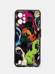 Салатовый чехол с рисунком на Realme C31 (Реалми С31)