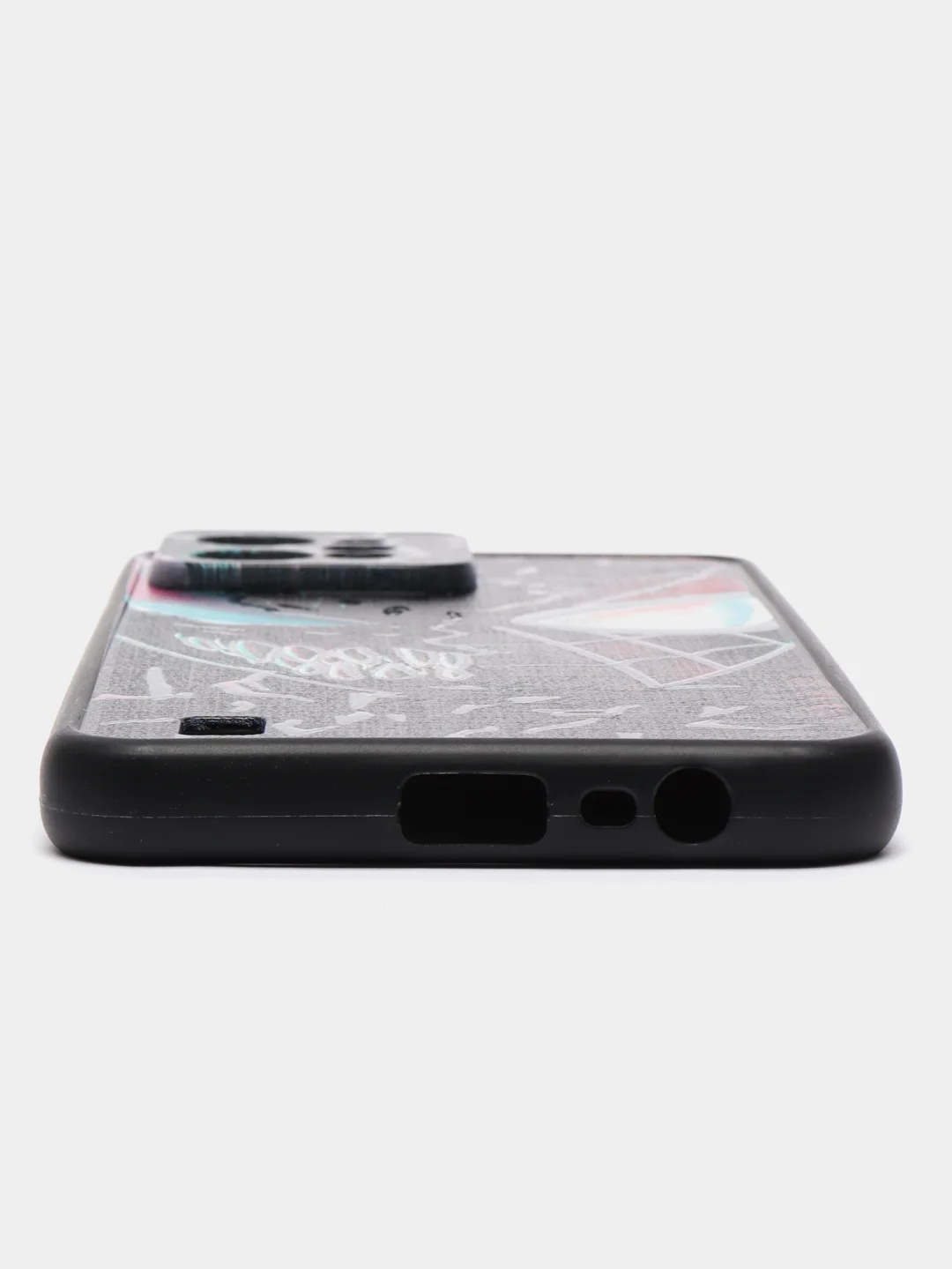 Черный чехол с рисунком на Realme C31 (Реалми С31)