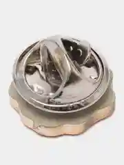 Бежевый меланж брошь