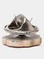Бежевый меланж брошь