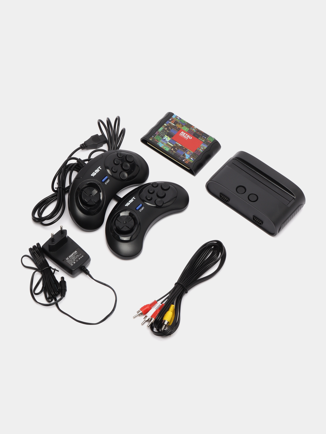 Игровая приставка Sega Retro Genesis Modern Mini, 175 игр, 2 джойстика  купить по цене 2425 ₽ в интернет-магазине Магнит Маркет