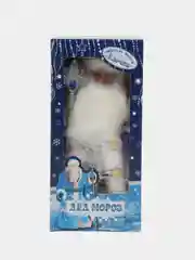 Синий игрушка "Дед Мороз", музыкальный, под елку, 30 см