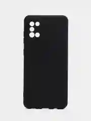 Черный чехол для Samsung Galaxy A12 / A31 / A32 / A52, силиконовый