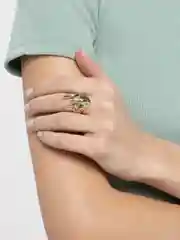 Золотой кольцо "Шлем"