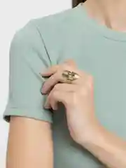 Золотой кольцо "Шлем"