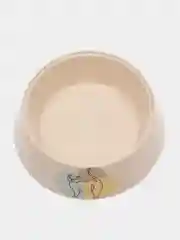 Белый миска для кошек "Мур-Мяу", 0.3 л