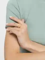 Кольцо безразмерное "Змея"